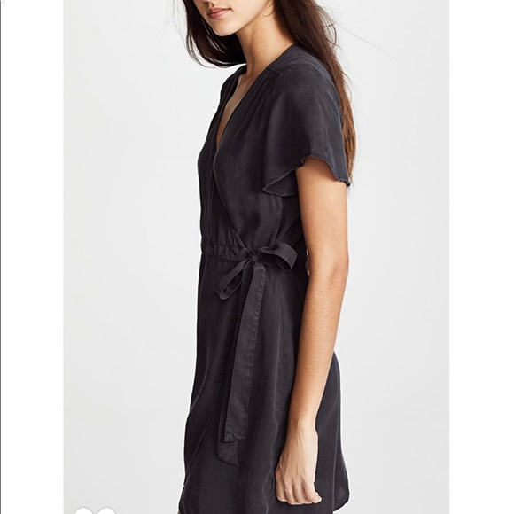 Bella Dahl Flowy Wrap Dress - Picture 3 of 10
